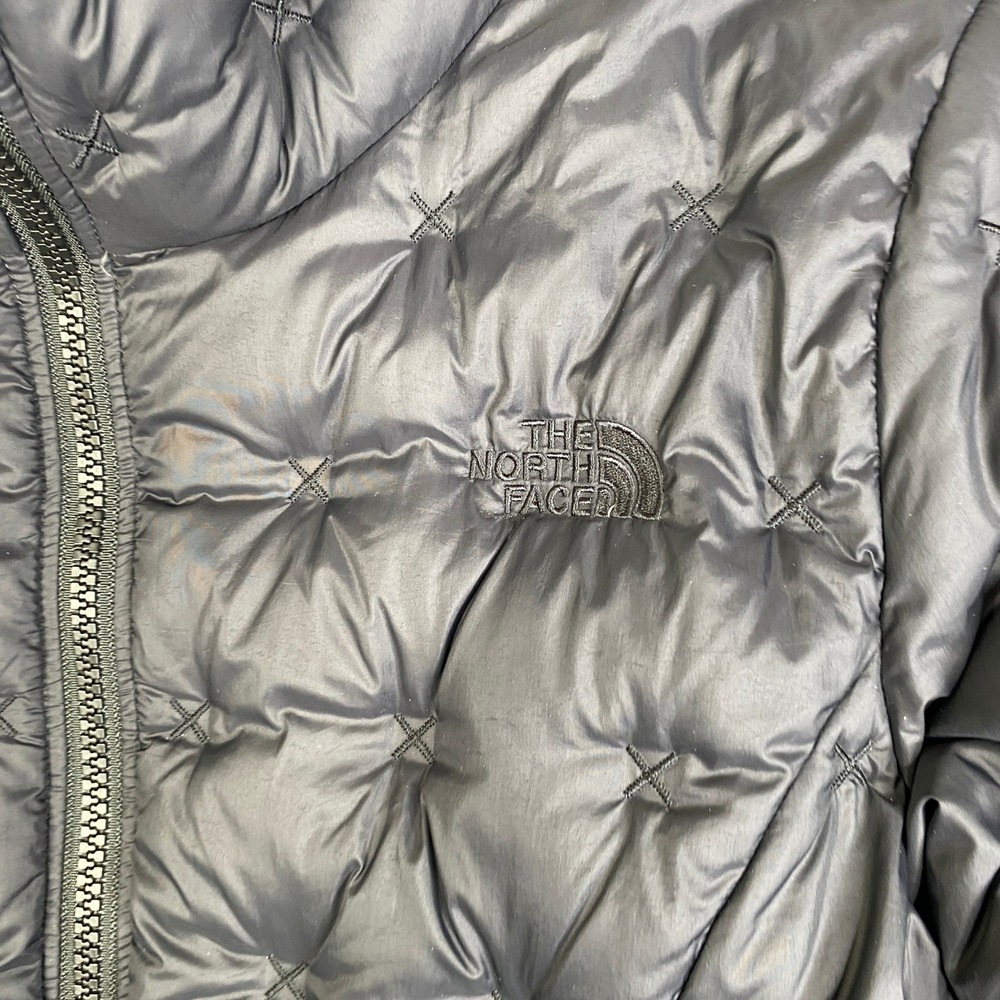 The North Face Womens Black Cross Quilted Down Puffer Jacket Small FA19 Zip Up - Picture 5 of 12